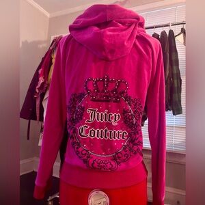 hot pink juicy couture track jacket 90s